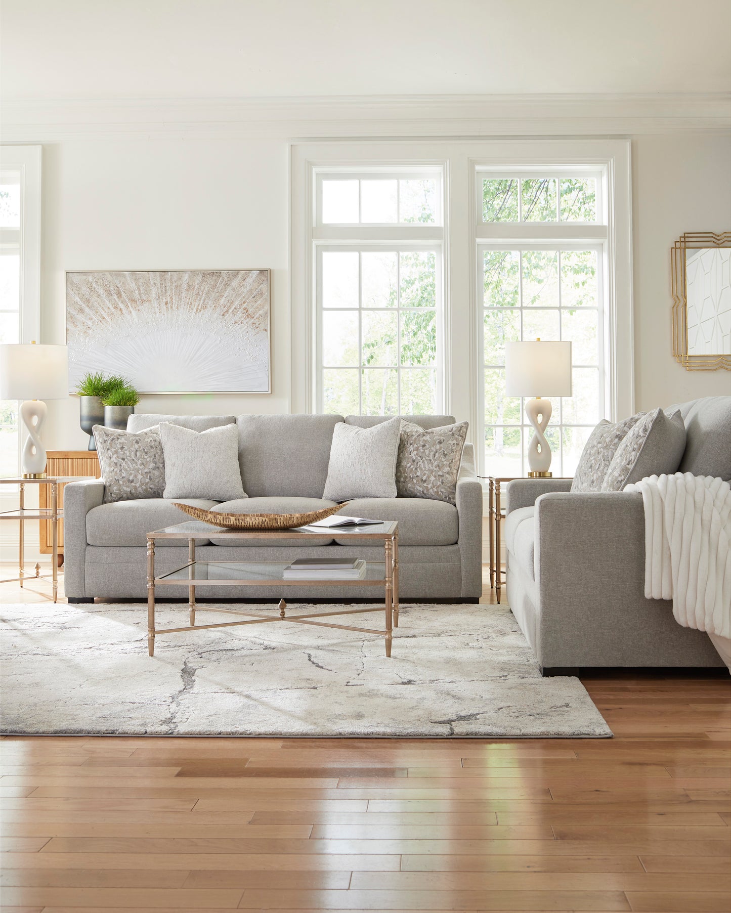 Ivory Brook Sofa Set (3+2+1)