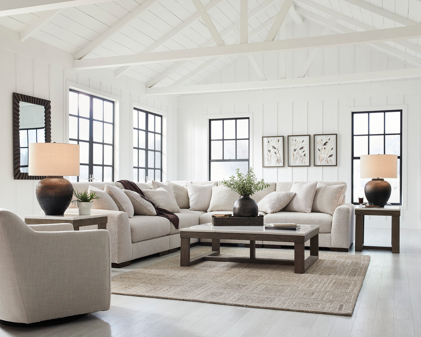 Cavella 5-piece Sectional Sofa Set