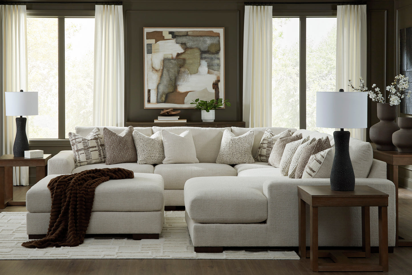 Barrelton 5 piece sectional Sofa Set