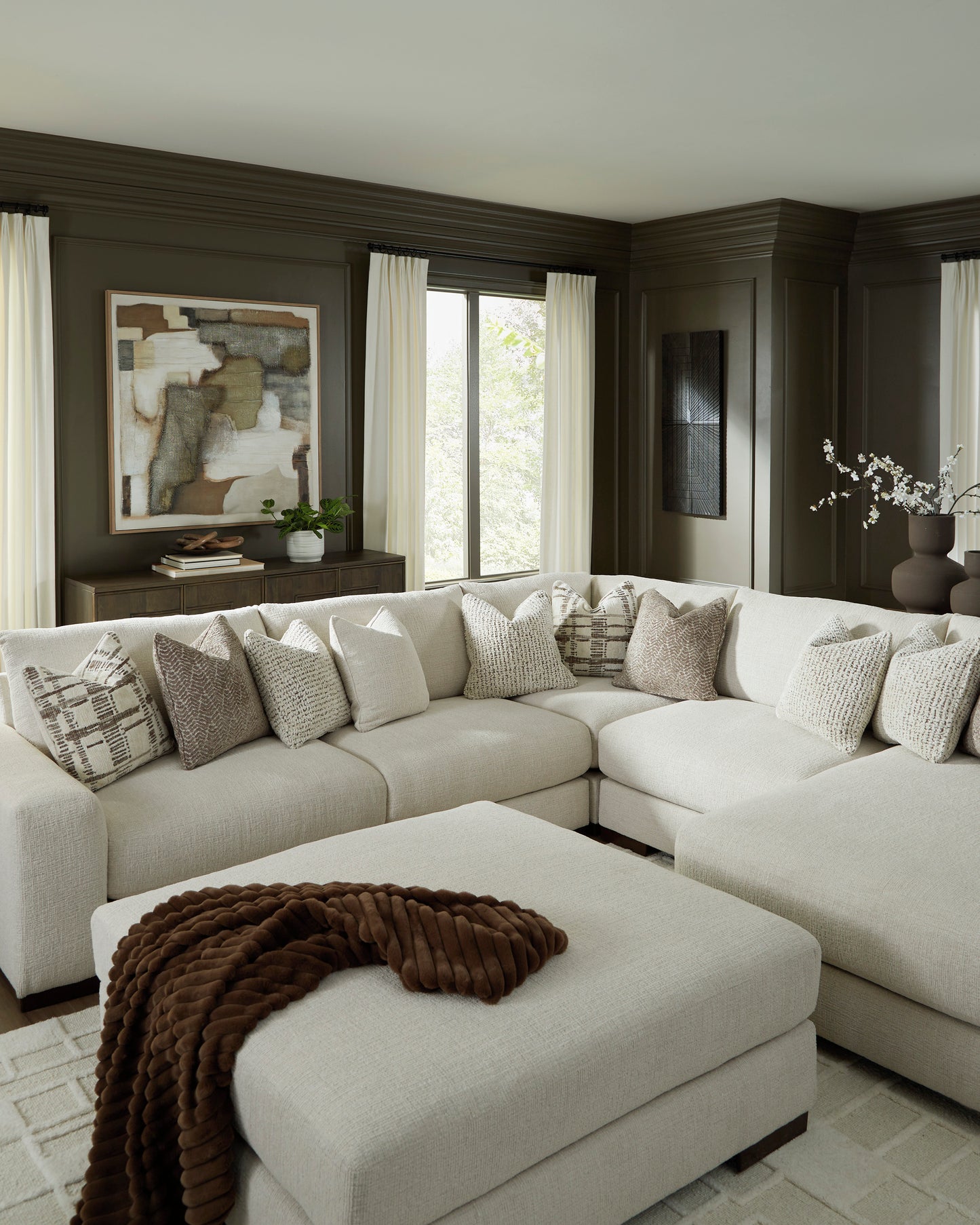 Barrelton 5 piece sectional Sofa Set