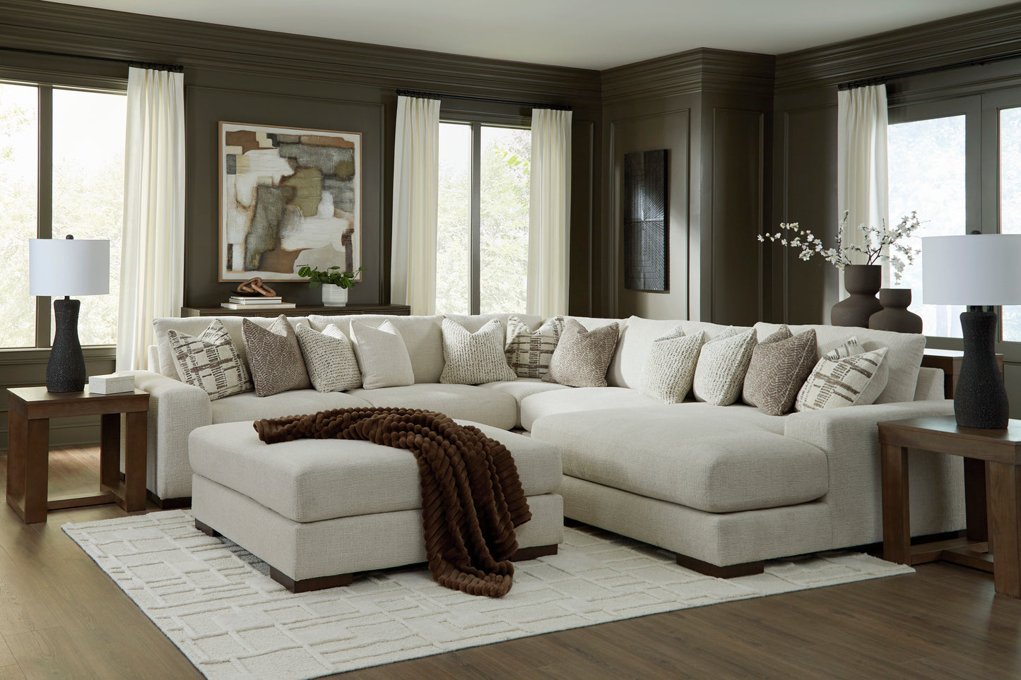 Barrelton 5 piece sectional Sofa Set