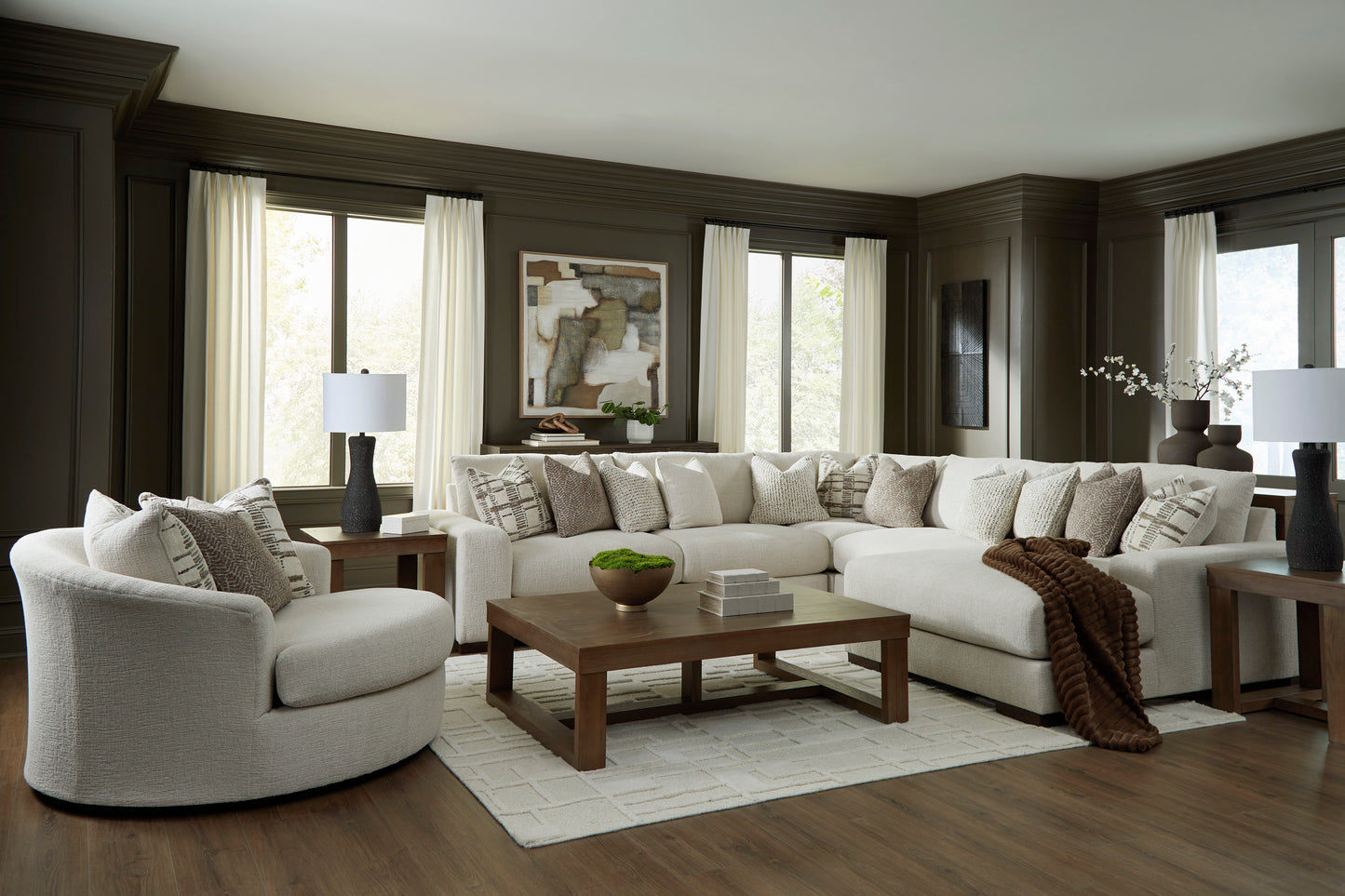 Barrelton 5 piece sectional Sofa Set