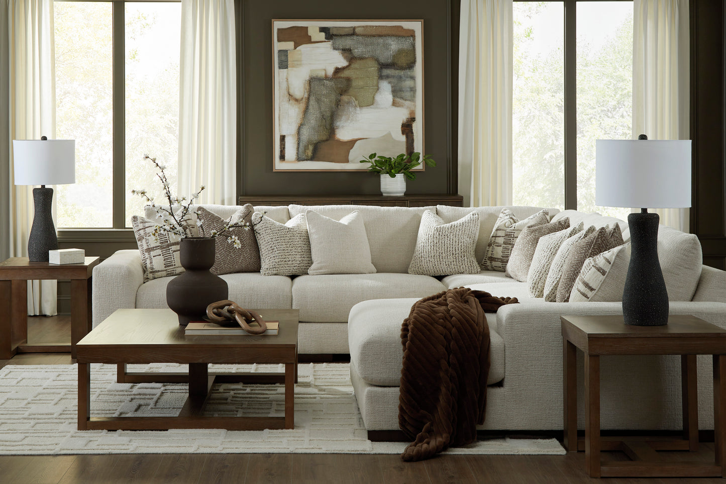 Barrelton 5 piece sectional Sofa Set