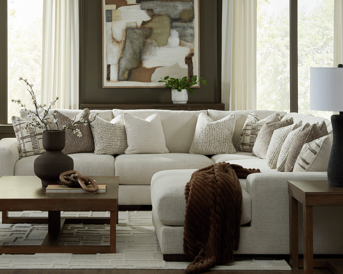 Barrelton 5 piece sectional Sofa Set