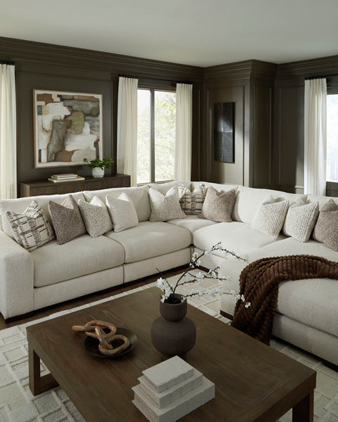 Barrelton 5 piece sectional Sofa Set