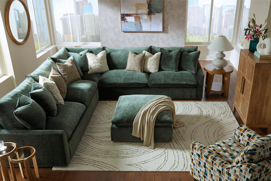 Carriage 3-piece Sectional Sofa Set