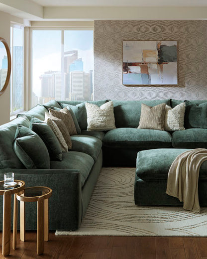 Carriage 3-piece Sectional Sofa Set