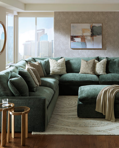 Carriage 3-piece Sectional Sofa Set