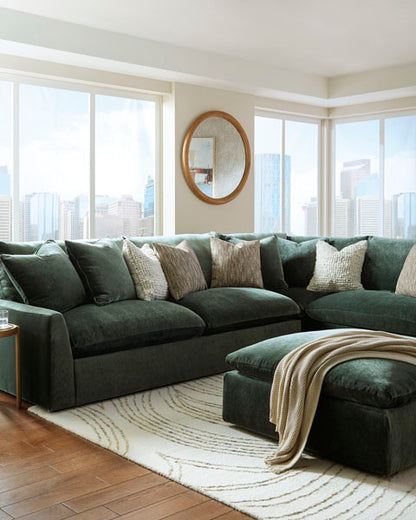 Carriage 3-piece Sectional Sofa Set