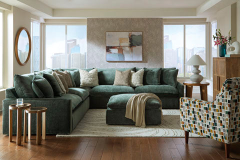 Carriage 3-piece Sectional Sofa Set