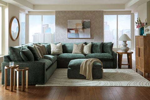 Carriage 3-piece Sectional Sofa Set