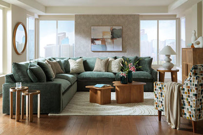 Carriage 3-piece Sectional Sofa Set