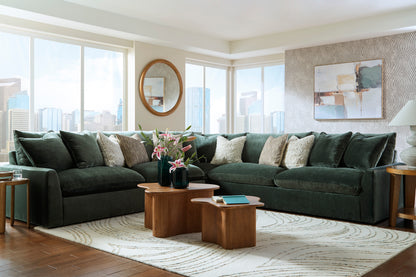 Carriage 3-piece Sectional Sofa Set