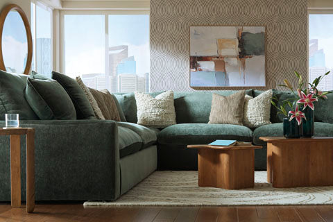 Carriage 3-piece Sectional Sofa Set