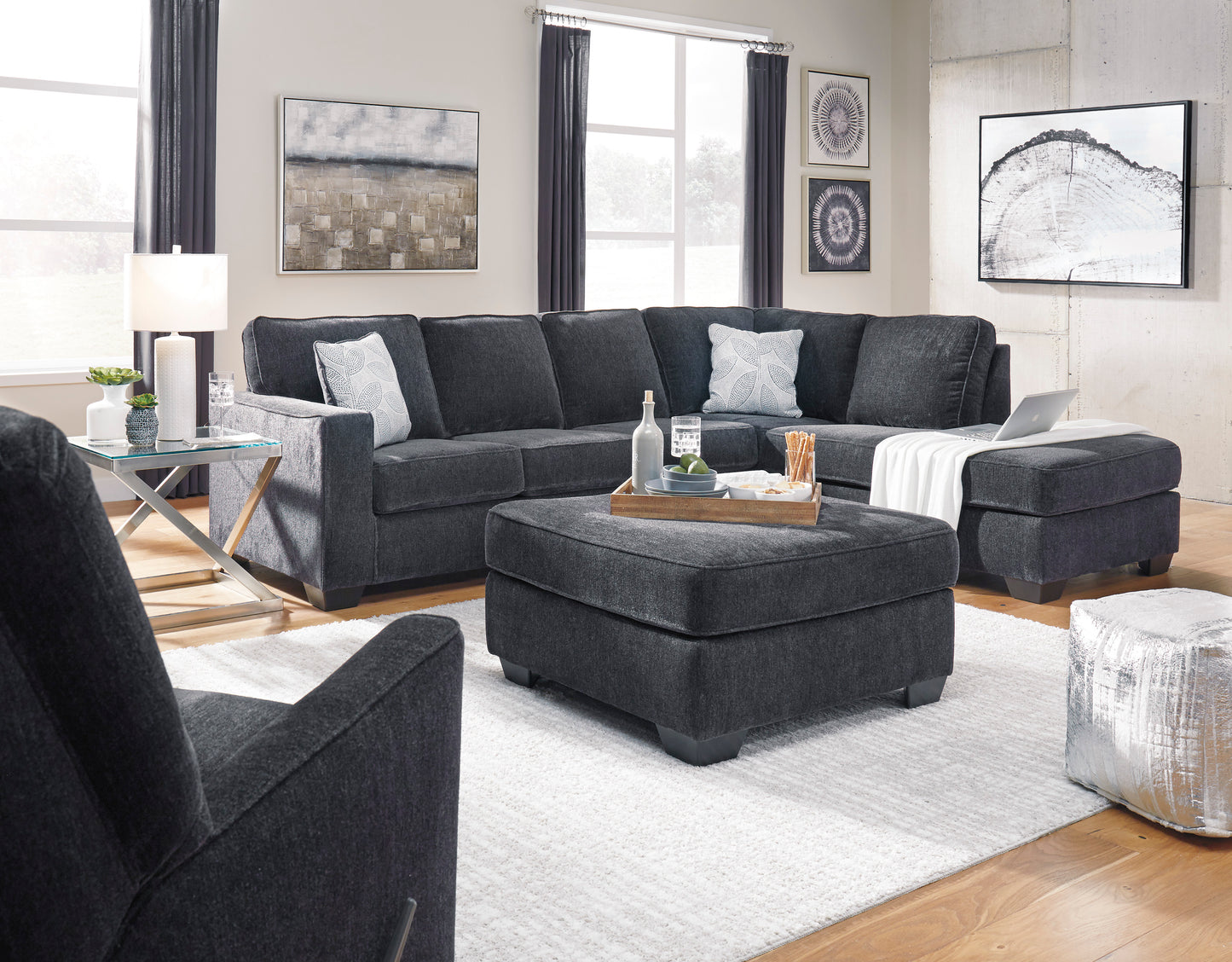 Altari 2 Piece Sectional Sofa Set