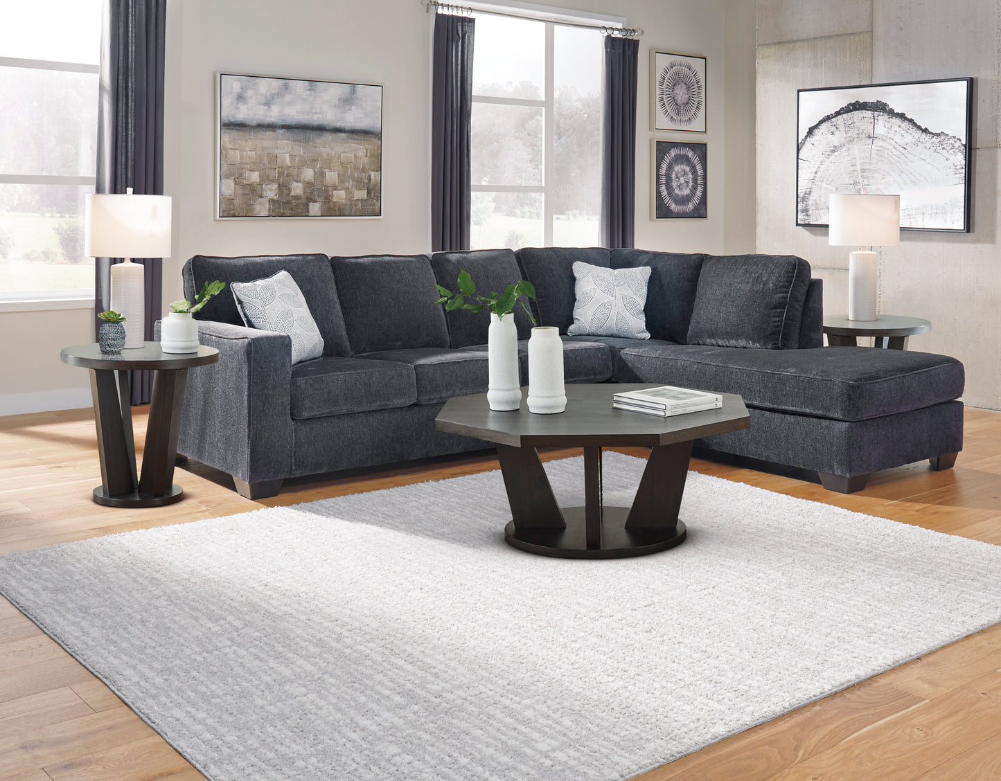 Altari 2 Piece Sectional Sofa Set