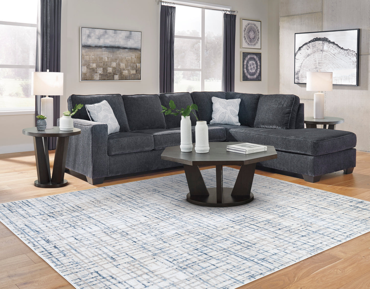 Altari 2 Piece Sectional Sofa Set