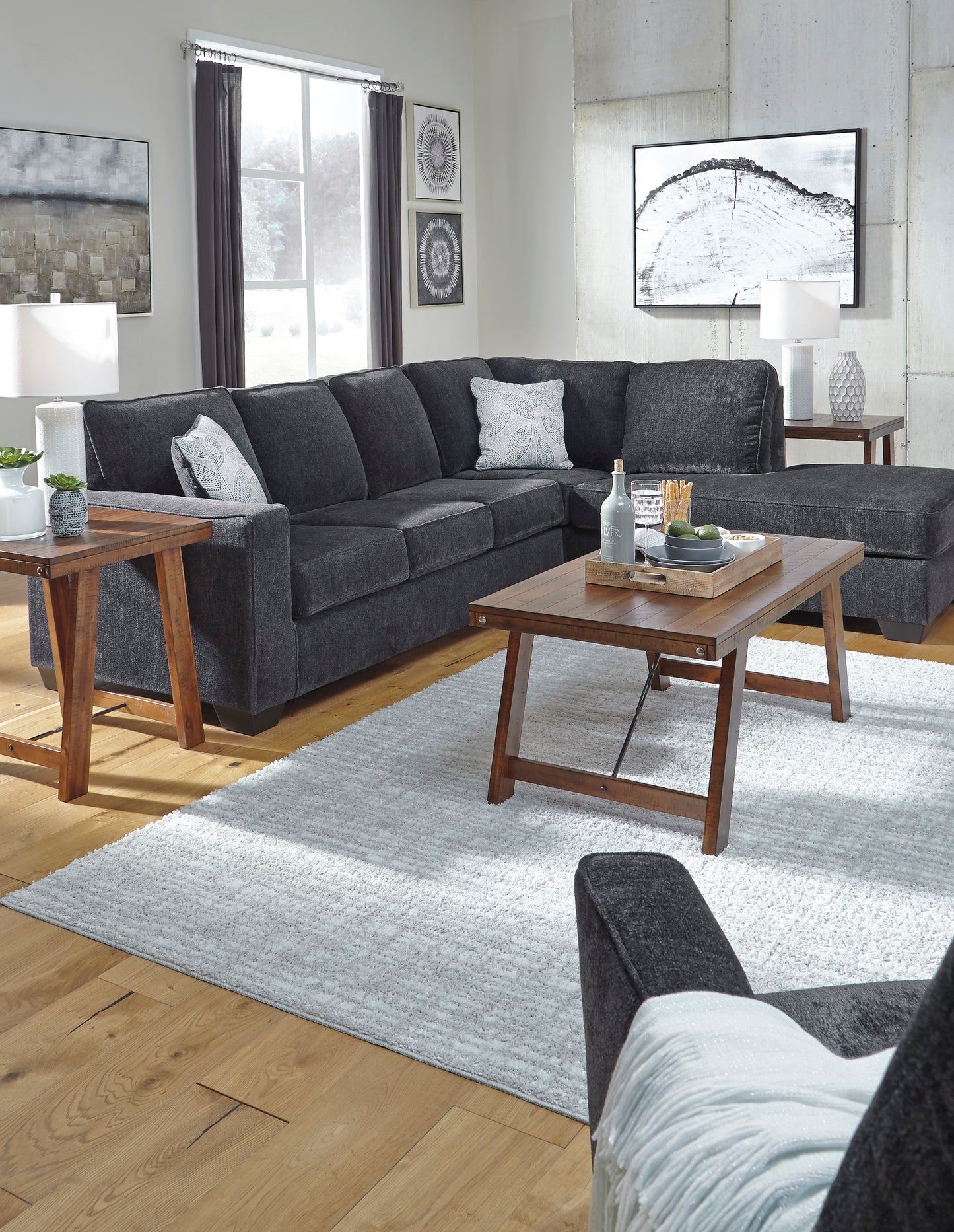 Altari 2 Piece Sectional Sofa Set