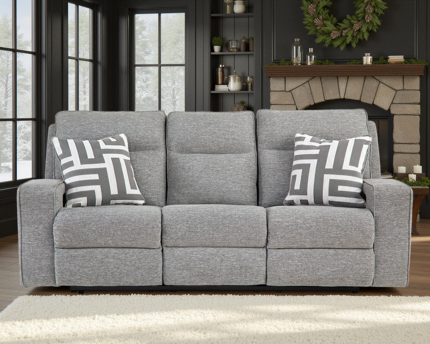 Biscoe Sofa With With Headrest