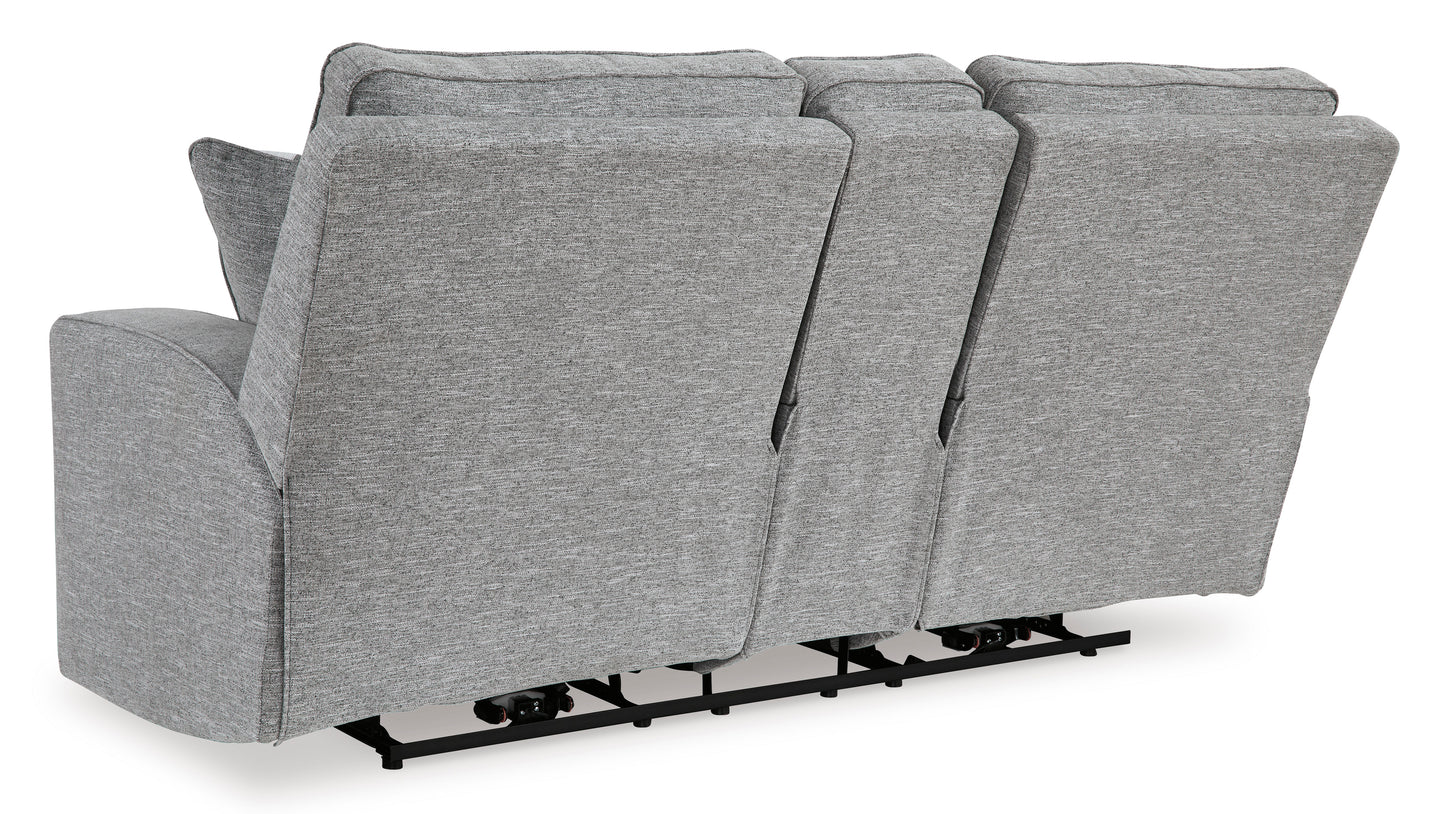 Biscoe Loveseat With Console With Headrest