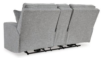 Biscoe Loveseat With Console With Headrest