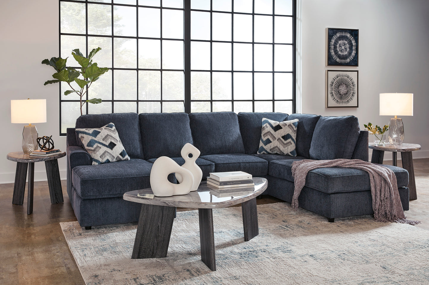Alber Place 2 Piece Sectional Sofa Set