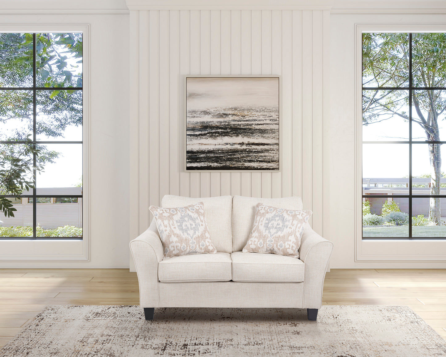 Elkmoor Sofa Set (3+2+1) +Ottoman+Accent chair