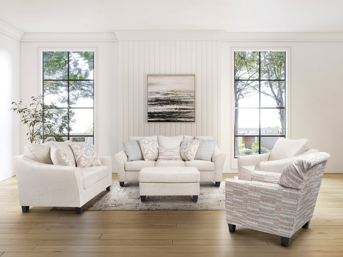 Elkmoor Sofa Set (3+2+1) +Ottoman+Accent chair