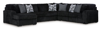 Midnight-Madness 4-piece Sectional Sofa Set