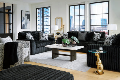 Midnight-Madness Sofa Set (3+2+1)