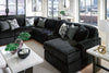 Midnight-Madness 4 piece Sectional Sofa Set