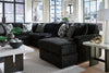 Midnight-Madness 4 piece Sectional Sofa Set