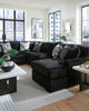 Midnight-Madness 4 piece Sectional Sofa Set