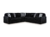 Midnight-Madness 5-piece Sectional Sofa Set