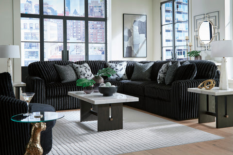 Midnight-Madness 3-piece Sectional Sofa Set