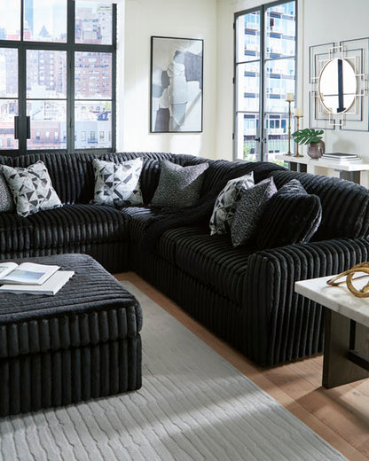 Midnight-Madness 5-piece Sectional Sofa Set