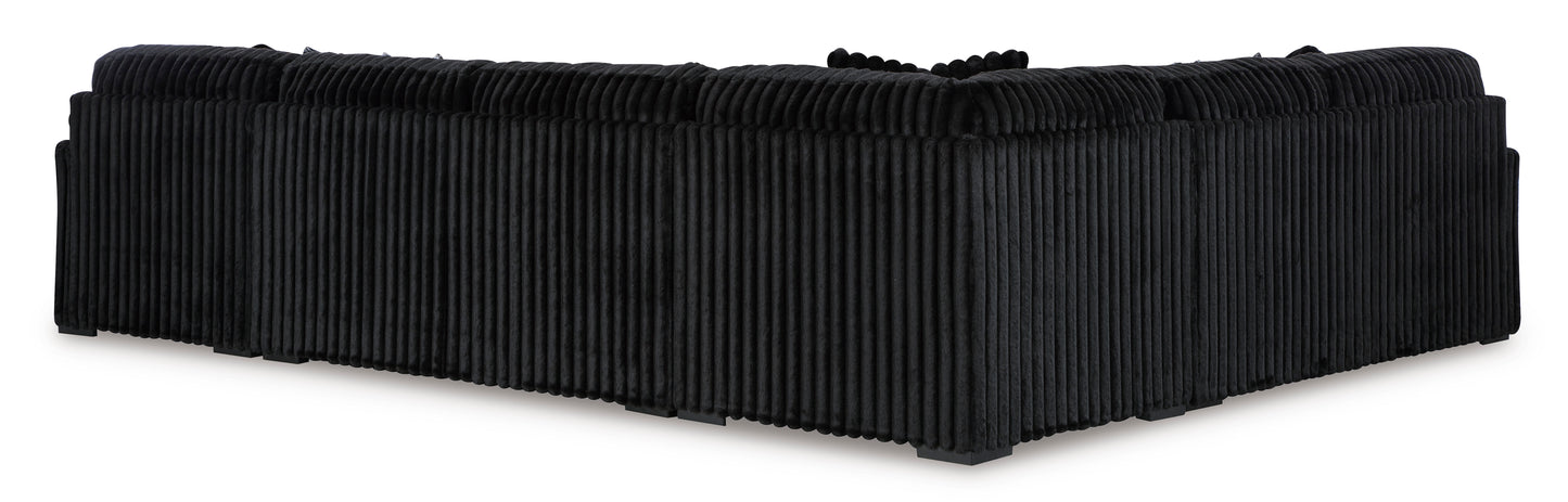 Midnight-Madness 4 piece Sectional Sofa Set