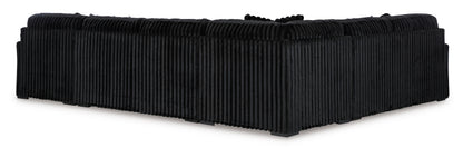 Midnight-Madness 4 piece Sectional Sofa Set