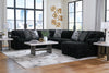 Midnight-Madness 4 piece Sectional Sofa Set