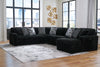 Midnight-Madness 4 piece Sectional Sofa Set