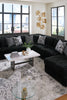 Midnight-Madness 4 piece Sectional Sofa Set