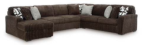 Midnight-Madness 4 piece Sectional Sofa Set