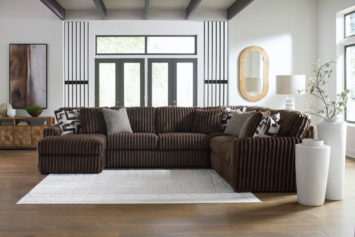 Midnight-Madness 4 piece Sectional Sofa Set