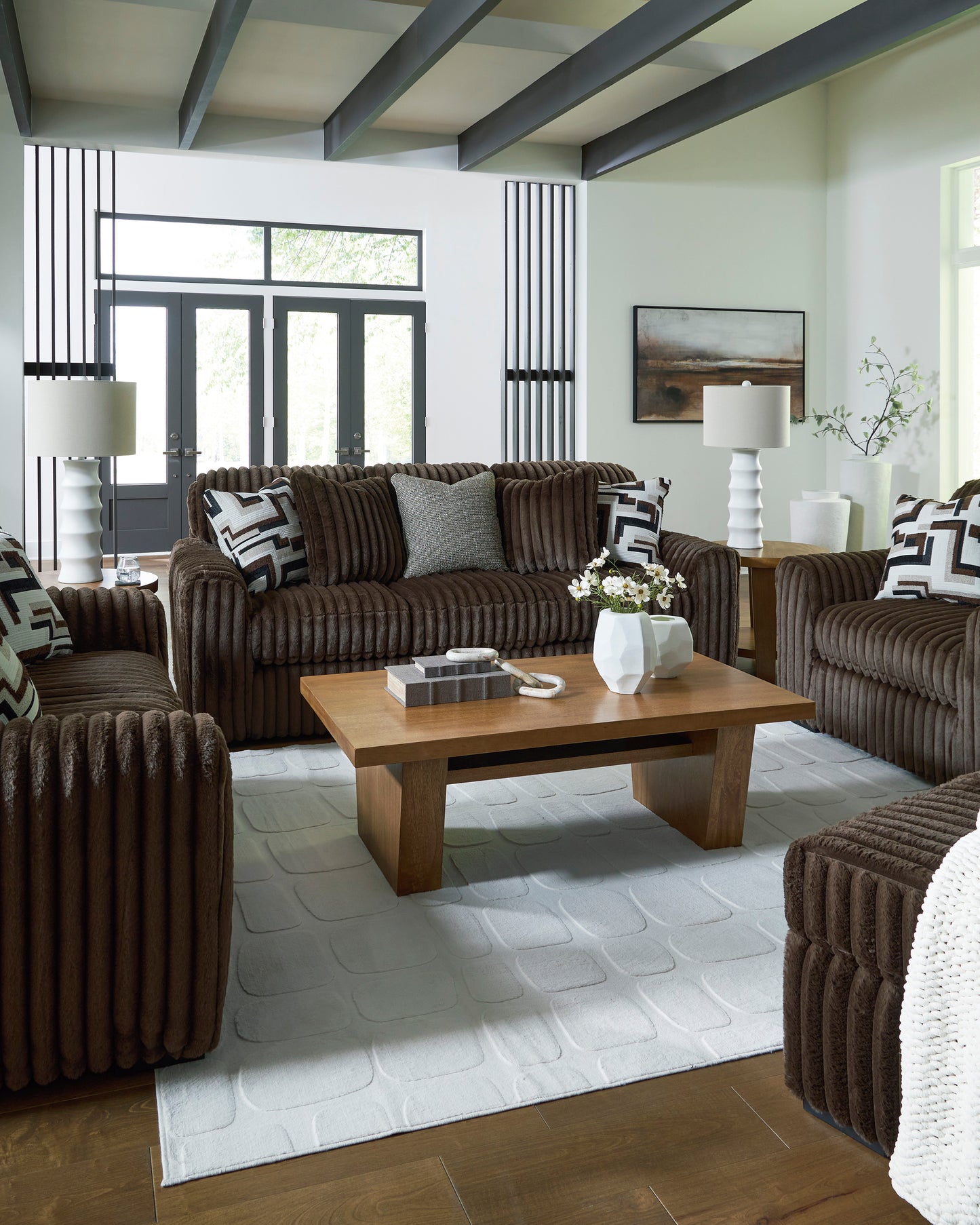 Midnight-Madness Sofa Set (3+2+1)