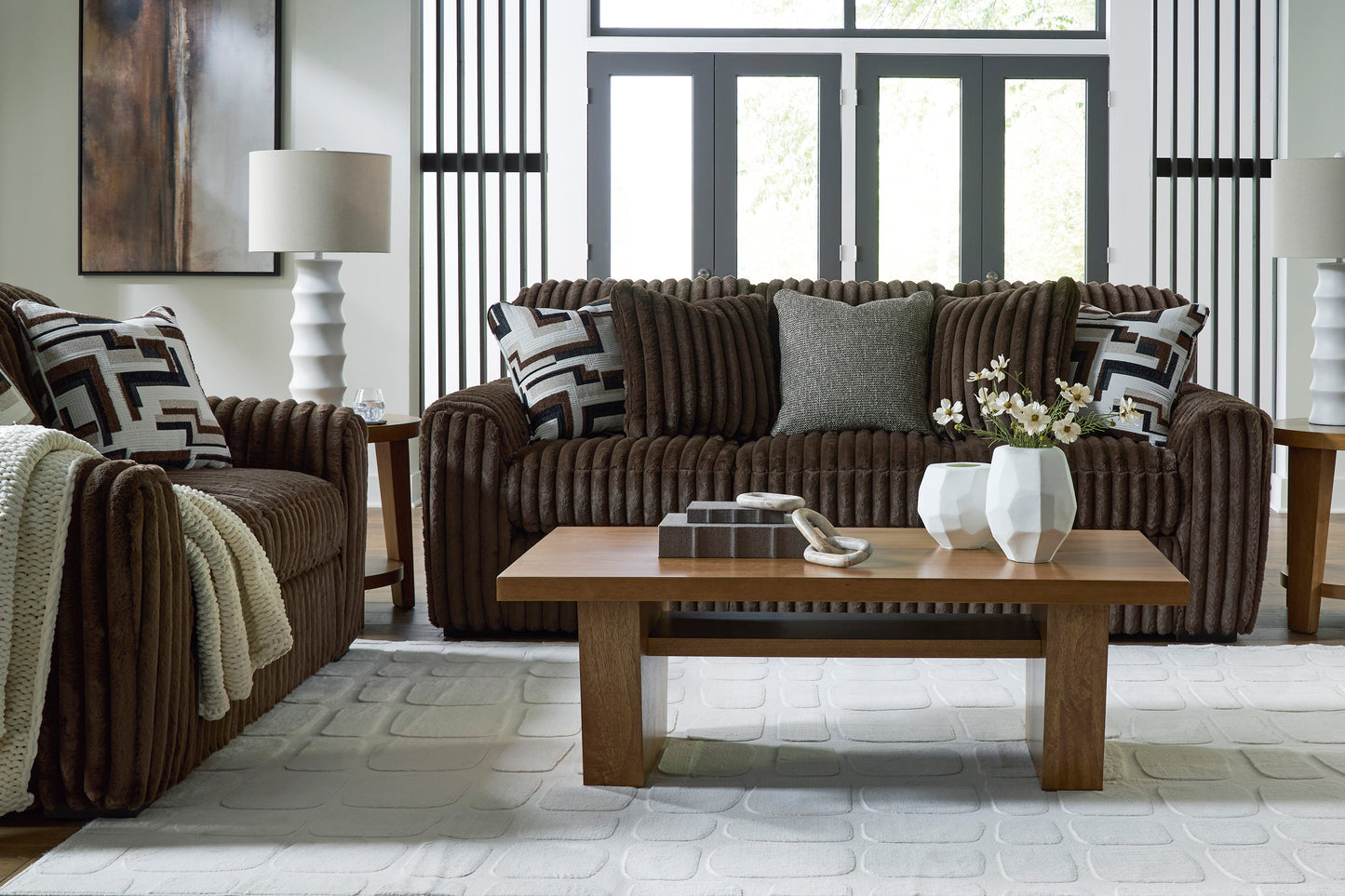 Midnight-Madness Sofa Set (3+2+1)