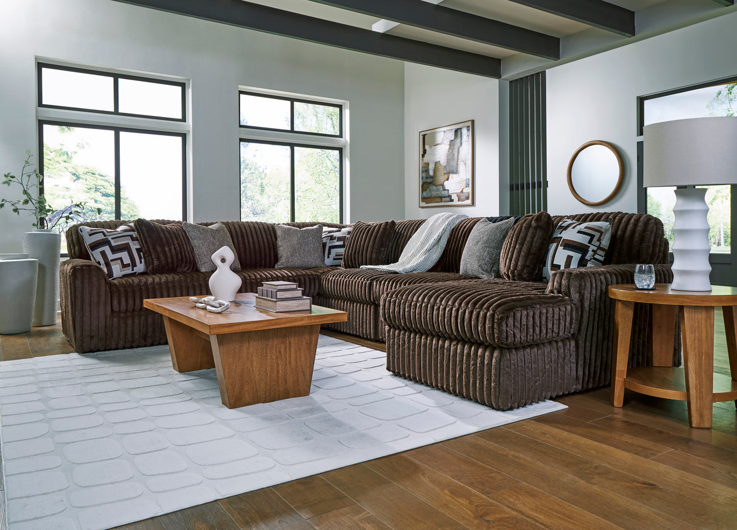 Midnight-Madness 4 piece Sectional Sofa Set