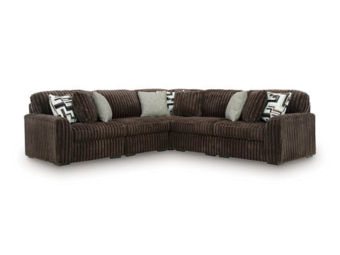 Midnight-Madness 5 piece Sectional Sofa Set