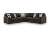 Midnight-Madness 5 piece Sectional Sofa Set