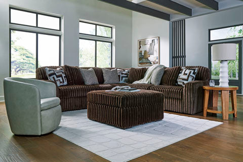 Midnight-Madness 5 piece Sectional Sofa Set