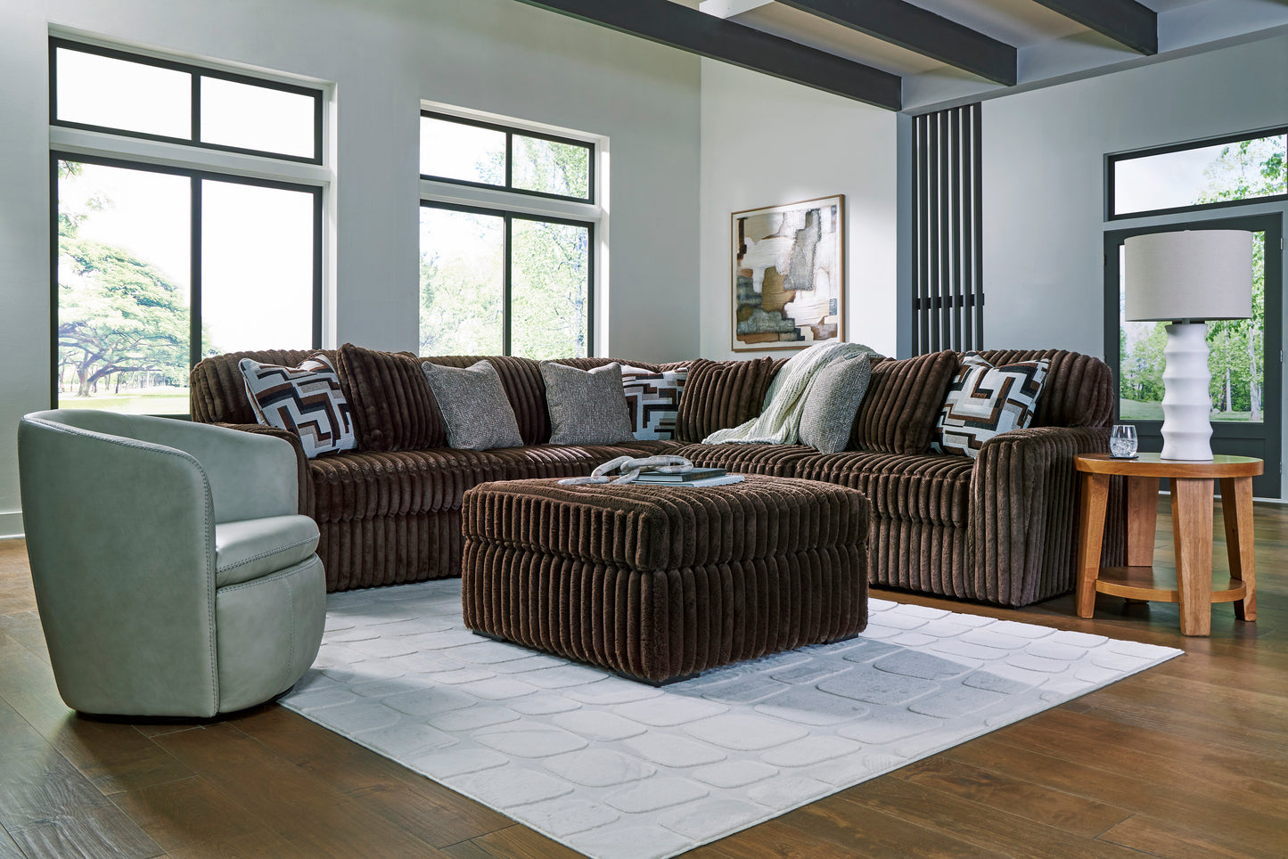 Midnight-Madness 3-piece Sectional Sofa Set